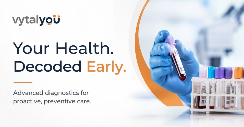 Your Health. Decoded Early. — Advanced diagnostics for proactive, preventive care.